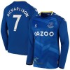 Officiële Voetbalshirt Everton Richarlison 7 Thuis 2021-22 Lange Mouw - Heren